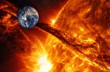 Tormenta geomagnética en Argentina: Alerta por una llamarada solar X1.9, la más intensa en 22 años