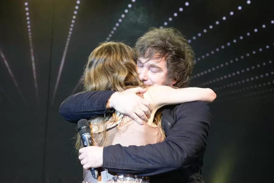 Javier Milei en el show de Fátima Flórez en Mar del Plata