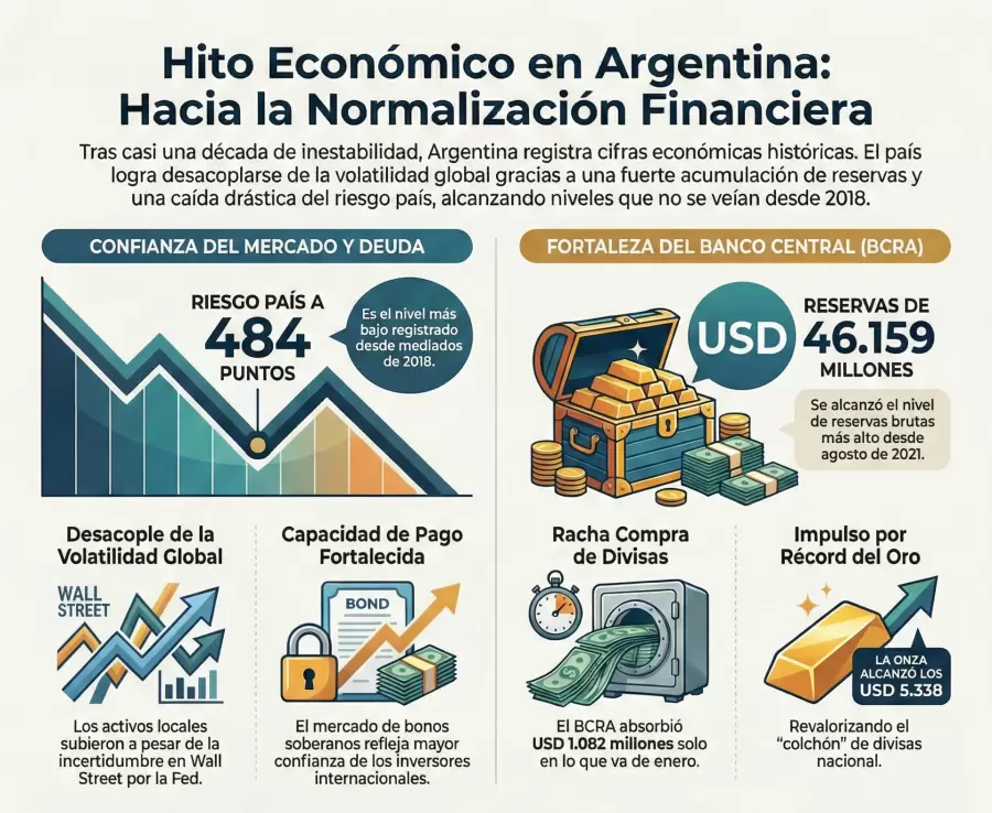 Infografía Riesgo País