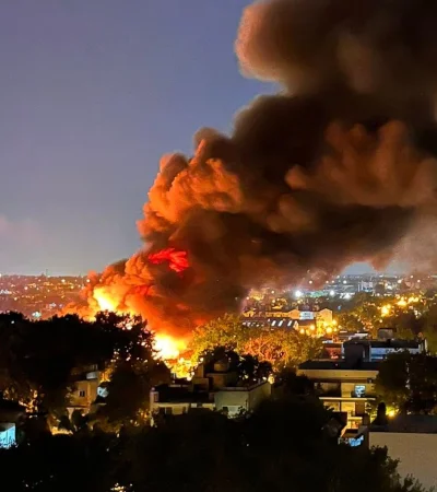 Explosión en una fábrica de productos capilares en San Fernando