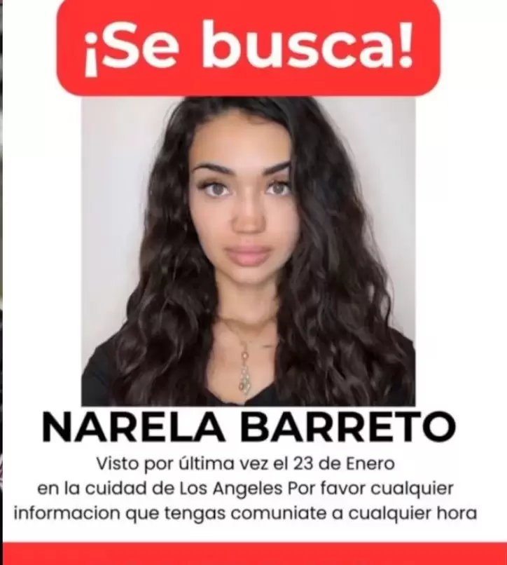 Narela Barreto fue encontrada sin vida.