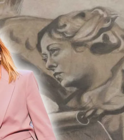 ¿Milagro o provocación? Polémica en Italia por un ángel con la cara de Giorgia Meloni en una basílica de Roma