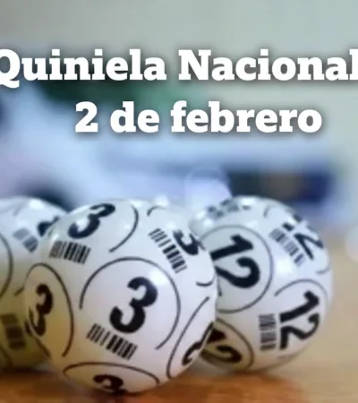 Quiniela Nacional del 2 de febrero