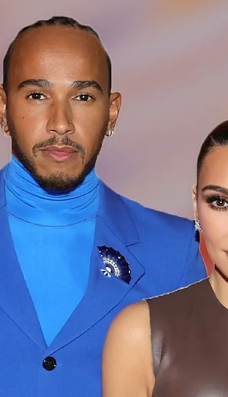 Lewis Hamilton con Kim Kardashian/ Foto Getty Imágenes