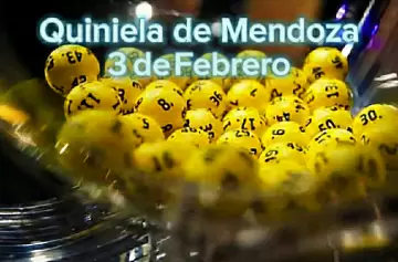 Quiniela de Mendoza hoy EN VIVO: resultados del martes 3 de febrero de 2026