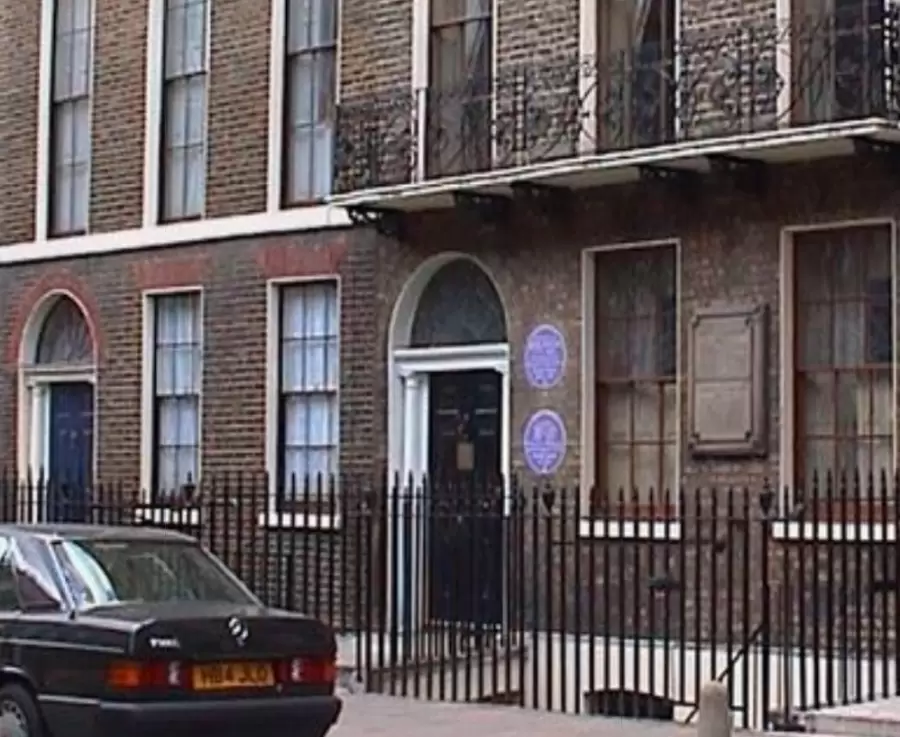 58 de Grafton Way en Londres. Lugar donde se alojó el teniente coronel San Martín en 1811. (Foto: archivo web)