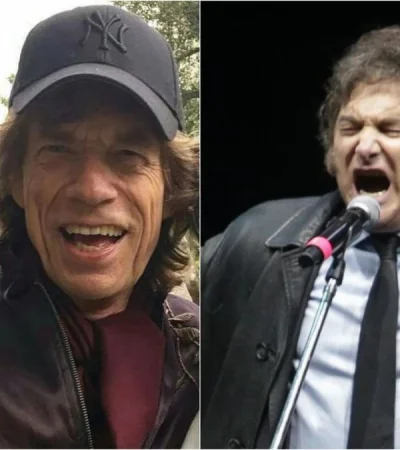 Crece el rumor entre un encuentro entre Javier Milei y Mick Jagger