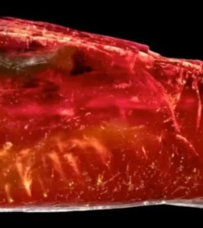 Hallazgo 3D: Una hormiga de 40 millones de años en la colección de Goethe.