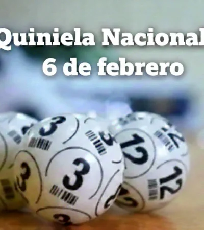 Quiniela Nacional del 6 de febrero