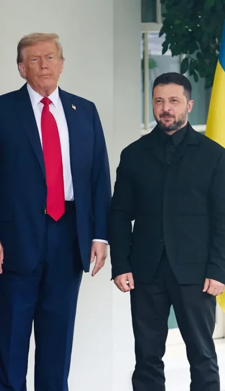 Trump y Zelenski en la Casa Blanca.