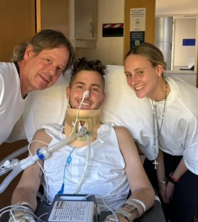 Juan Cruz Yacopini se recupera en Buenos Aires del accidente que sufrió en diciembre del 2024 en El Carrizal/ Fuente: Instagram Juan Cruz Yacopini