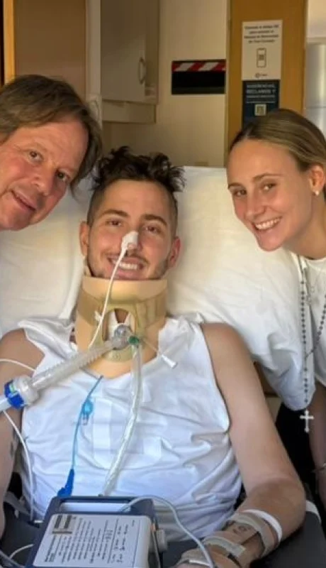 Juan Cruz Yacopini se recupera en Buenos Aires del accidente que sufrió en diciembre del 2024 en El Carrizal/ Fuente: Instagram Juan Cruz Yacopini