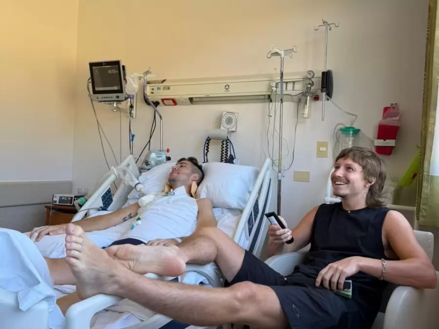 Juan Cruz Yacopini se recupera en Buenos Aires del accidente que sufrió en diciembre del 2024 en El Carrizal/ Fuente: Instagram Juan Cruz Yacopini