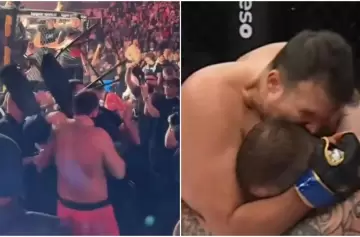 Escándalo en las MMA: emuló a Mike Tyson, le mordió la oreja a su rival y fue atacado por el público