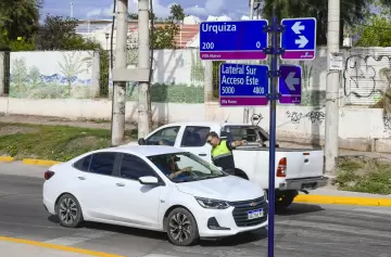 Guaymallén: Ya rigen los nuevos sentidos en las laterales del Acceso Este por el avance de las obras