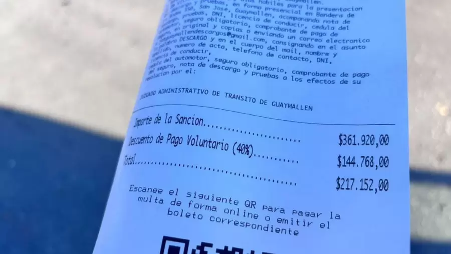 Multas en Guaymallén