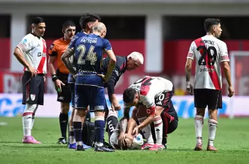Tras la derrota en La Paternal, la peor noticia para River: ¿Cuánto tiempo estará fuera Portillo?