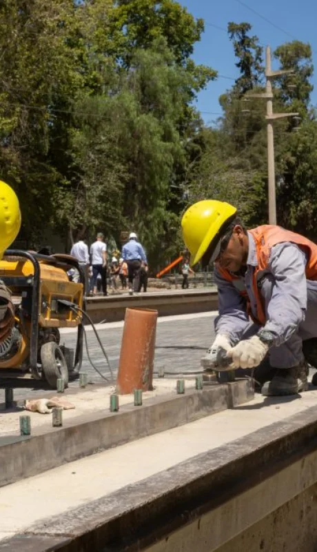 Durante la recorrida, Natalio Mema, afirmó que "el nuevo puente de la Ruta 15 será una solución clave para el transporte público y la conectividad.