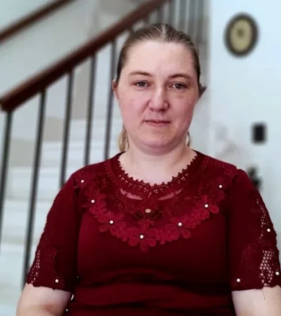 María Unger Reimer (34) huyó en 2019 de la colonia menonita Nueva Esperanza, en La Pampa, por violencia y explotación.