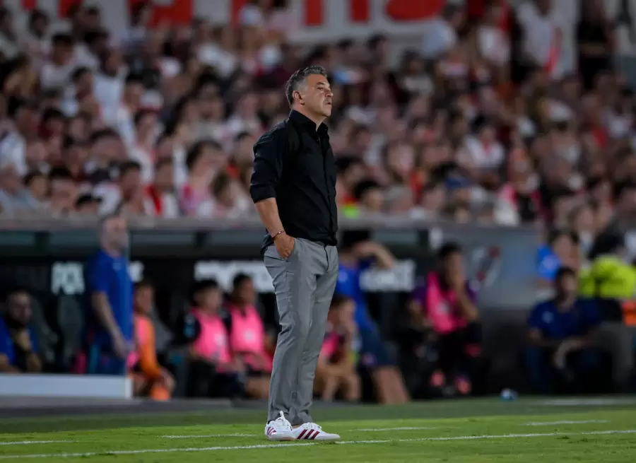 Marcelo Gallardo atraviesa un duro presente en River