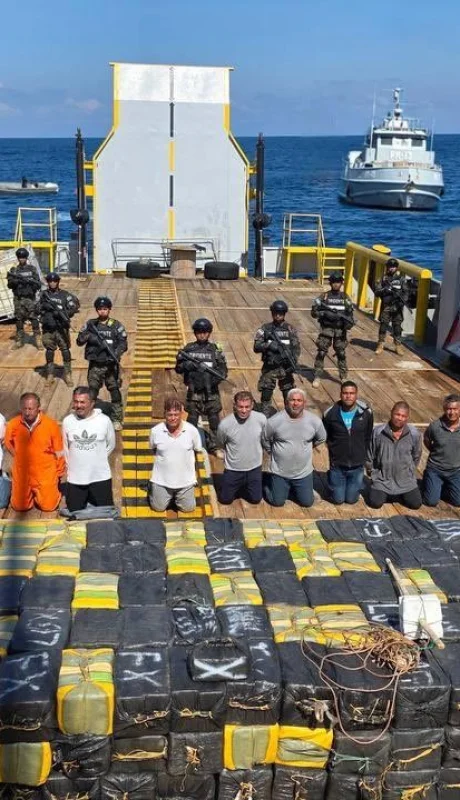 Operativo contra el narcotrafico en El Salvador