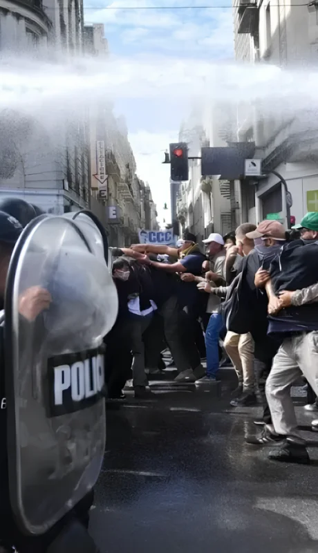 Sin palos ni pirotecnia: así son los nuevos controles para las marchas.