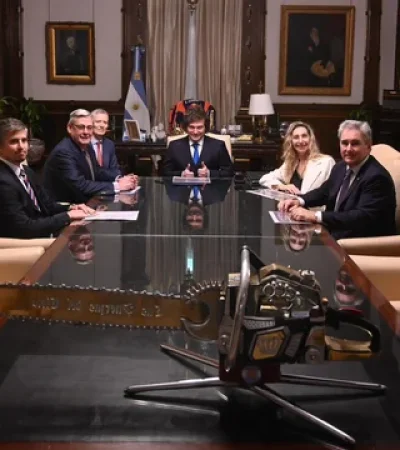 Milei con los inversores mineros