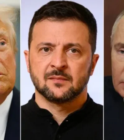 Trump, Zelenski y Putin