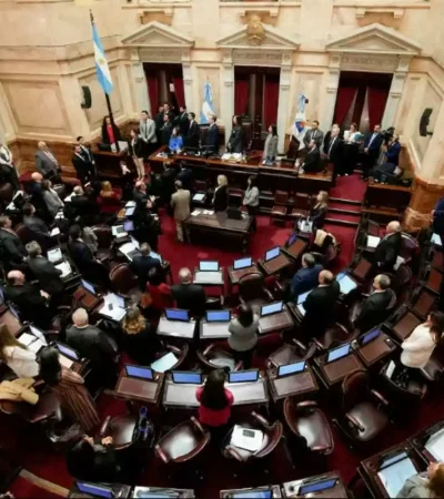Preparativos en el Senado