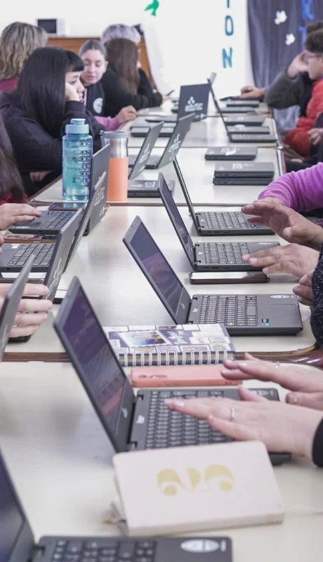 Manuel Bianchi, director nacional de Nivel Secundario, durante el lanzamiento de la Red de Secundarias Innovadoras en el Instituto San Pedro Nolasco.