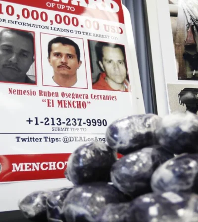 El rostro de la recompensa récord: Por Nemesio Oseguera se ofrecía una de las sumas más altas jamás pagadas por un líder del narcotráfico.