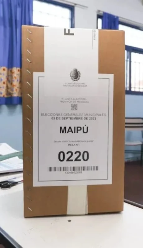 Maipú fue uno de los distritos que tuvo acto comicial hoy