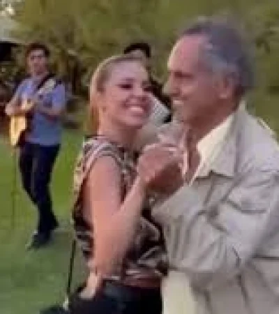 La ex vedette y el ex vice presidente