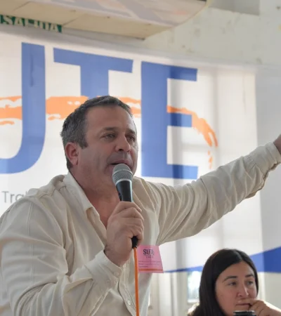 Gustavo Correa, Secretario General del SUTE