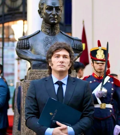 Milei y su publicaicón en redes.