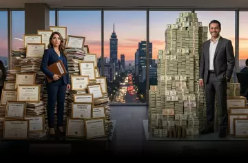 Brecha salarial: mujeres ganan 25% menos pese a su formación