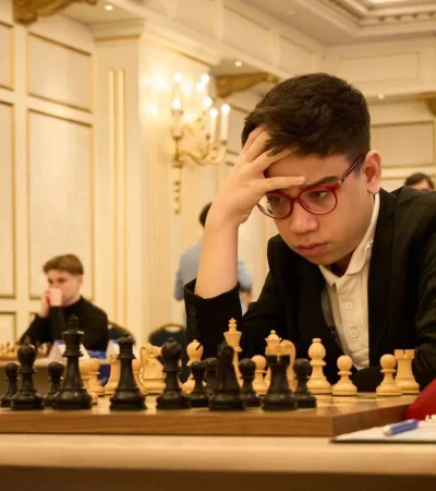 Faustino Oro busca el récord mundial de ajedrez en Moscú.