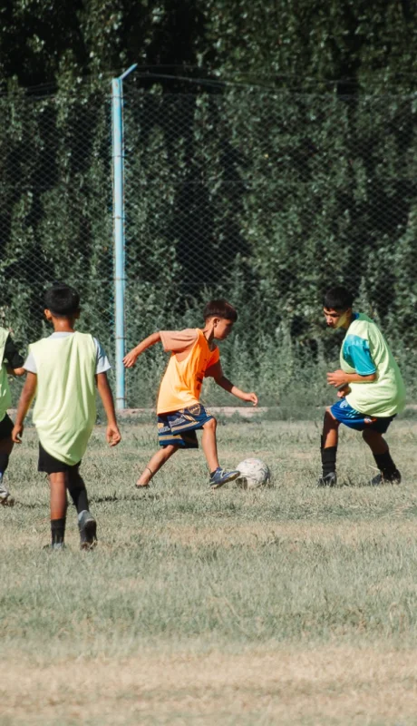Prueba de jugadores de diferentes categorías