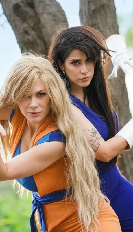 Lilia Lemoine y Candela Vidal homenajearon al creador de Dragon Ball