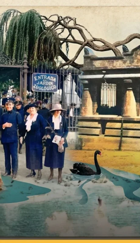 Evolución urbana: Lo que hoy es un espacio recreativo en el Parque General San Martín, hace 120 años albergaba especies exóticas del mundo.