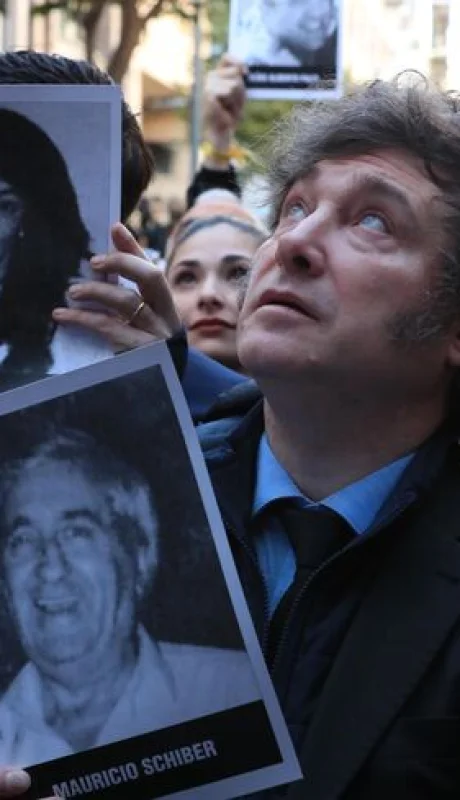 Javier Milei en el acto del 2025