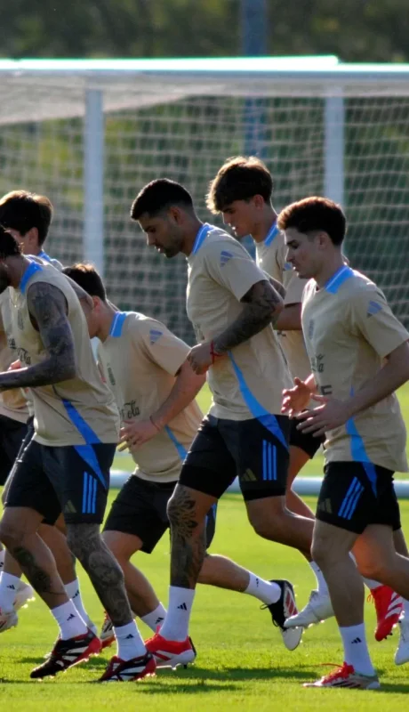 Entrenamiento de la Selección Argentina